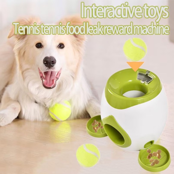 NWT INTERACTIVE FETCH & GREAT DOG DISPENSER, ONE SIZE, GREEN/WHITE - Picture 3 of 11